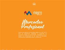 Tablet Screenshot of meprosa.com